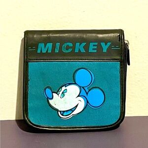 Vintage‎ Walt Disney World ZIPPERED CD/DVD Holder Mickey Mouse